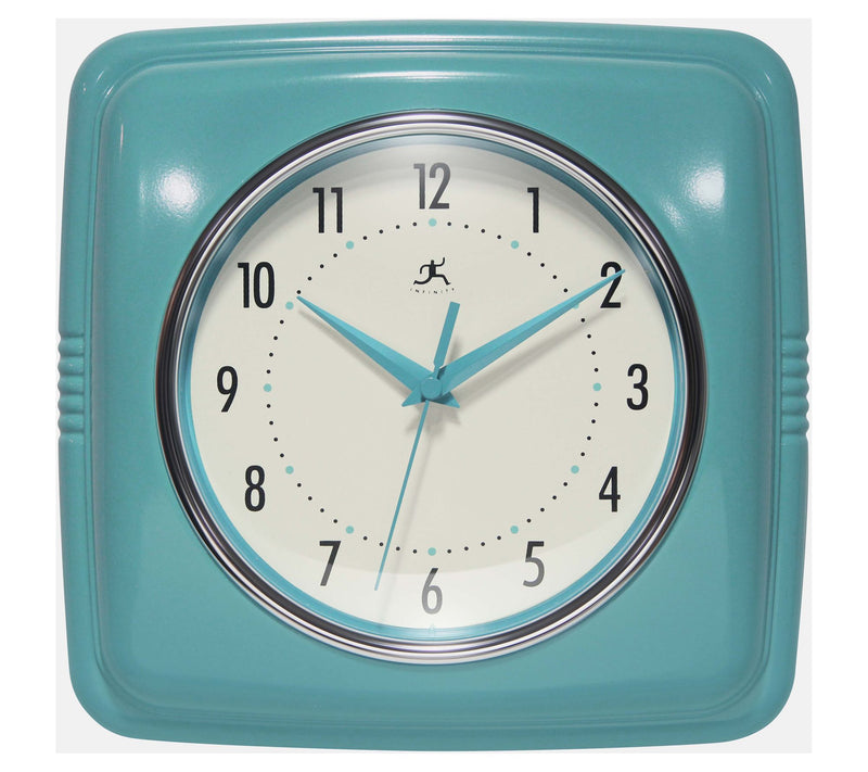 Infinity Instruments 9" Retro Silent Kitchen Clock — View 25