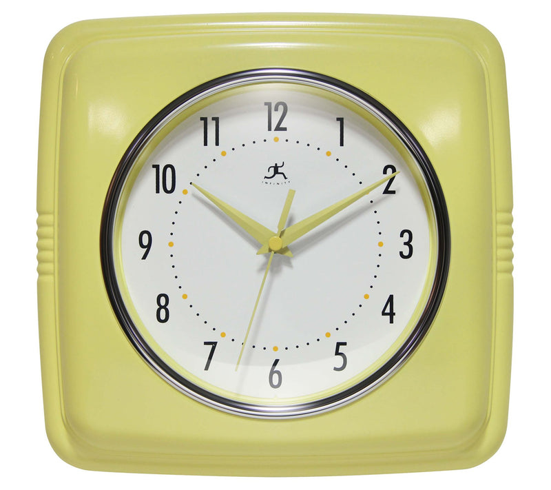 Infinity Instruments 9" Retro Silent Kitchen Clock — View 29