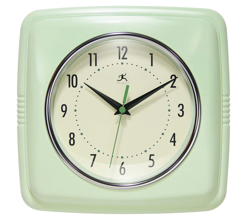 Infinity Instruments 9" Retro Silent Kitchen Clock — View 13