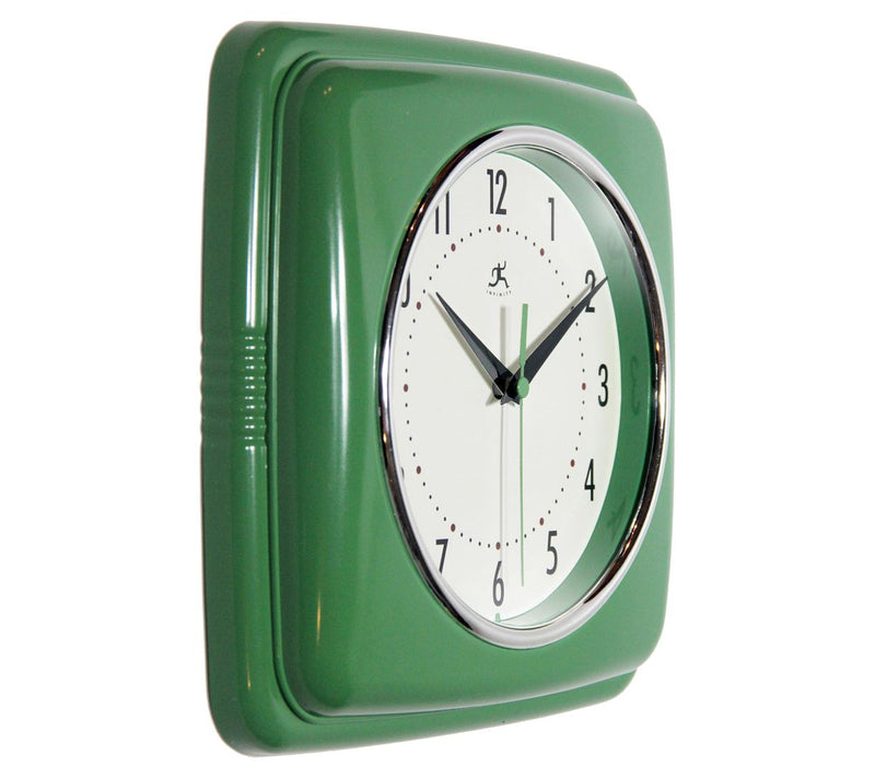 Infinity Instruments 9" Retro Silent Kitchen Clock — View 31