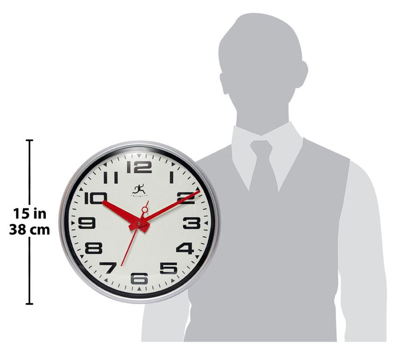 Infinity Instruments Lexington Avenue 15" Business Clock — View 5