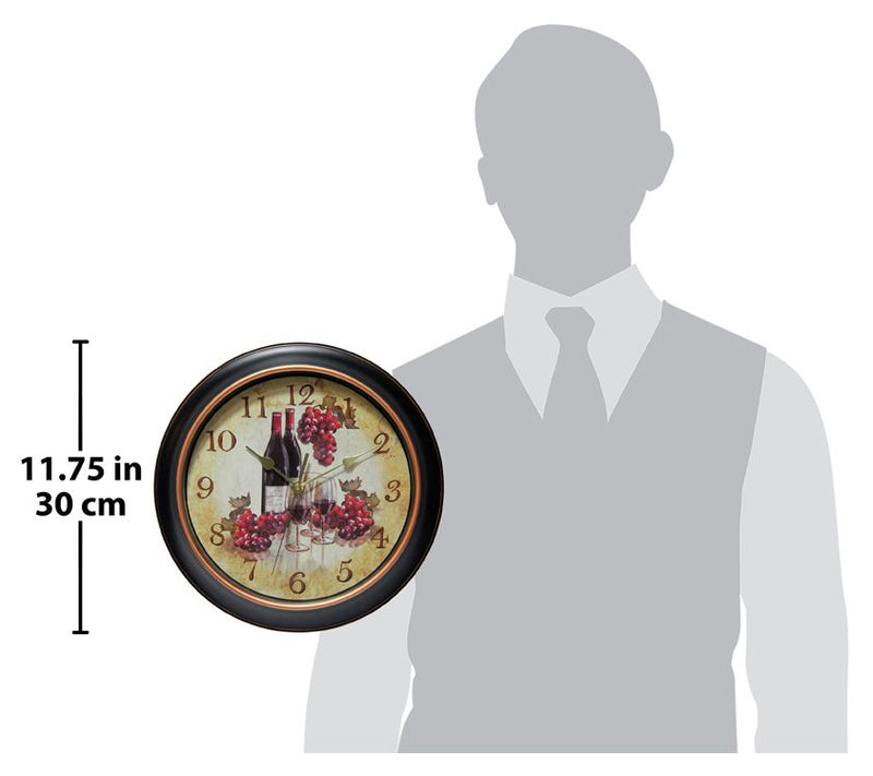 Infinity Instruments Pinot Wine Grapes 12-inchWall Clock — View 5