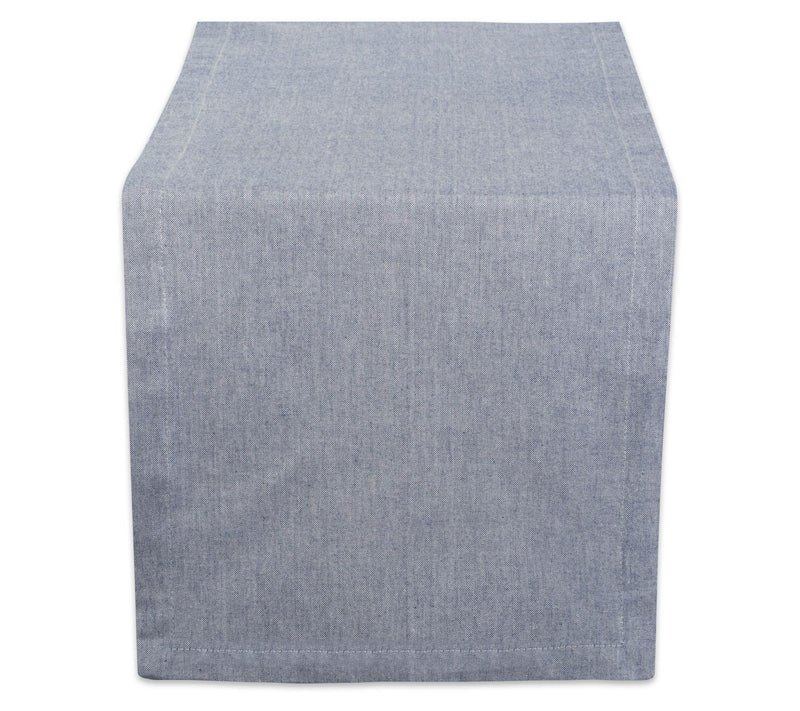 Design Imports Chambray Table Runner 14" x 108" — View 9