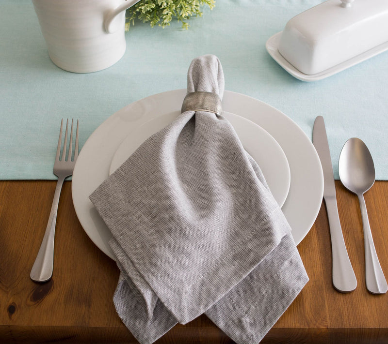 Design Imports Chambray Table Runner 14" x 108" — View 20