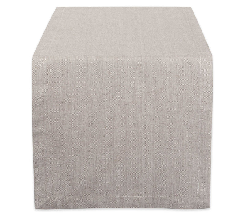 Design Imports Chambray Table Runner 14" x 108" — View 17