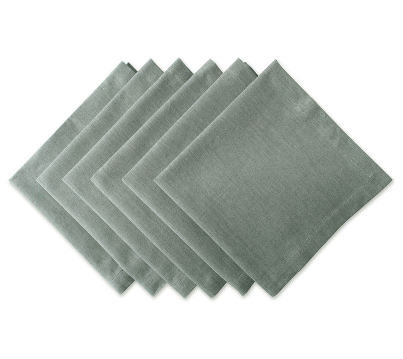 Design Imports Set of 6 Chambray Napkins — Main view