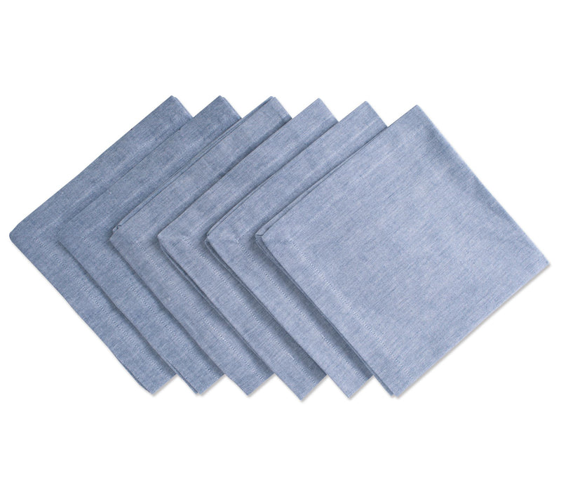 Design Imports Set of 6 Chambray Napkins — View 9