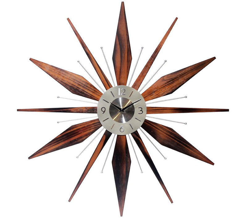 Infinity Instruments Utopia 30" Mid-Century Modern Clock — Main view