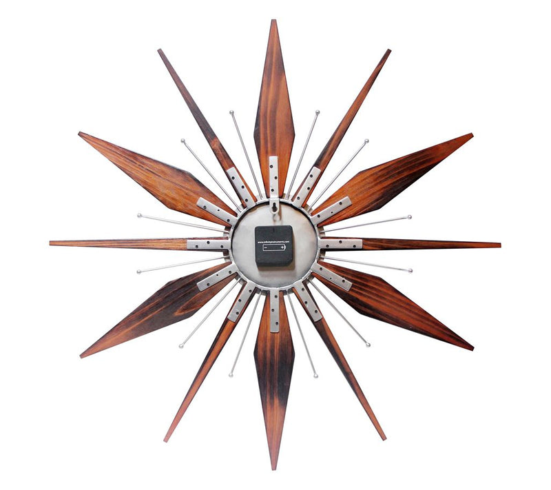 Infinity Instruments Utopia 30" Mid-Century Modern Clock — View 2