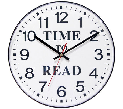 Infinity Instruments Time to Read 12" BusinessClock