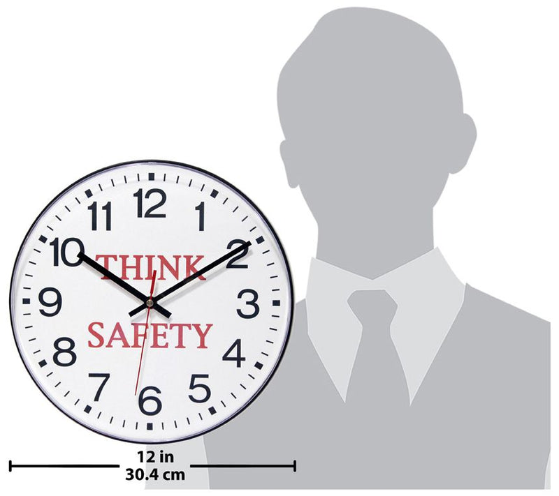 Infinity Instruments Think Safety 12" BusinessClock — View 5
