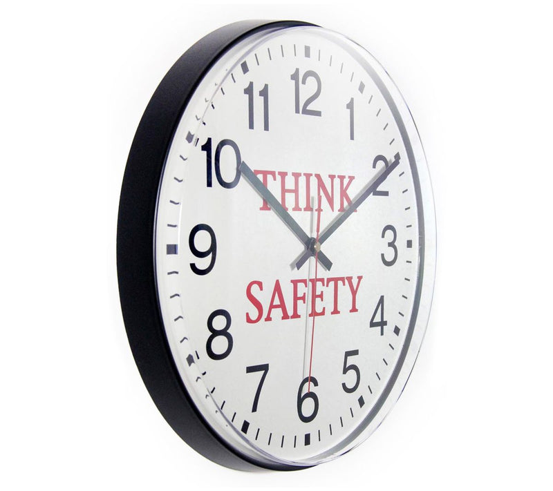 Infinity Instruments Think Safety 12" BusinessClock — View 3