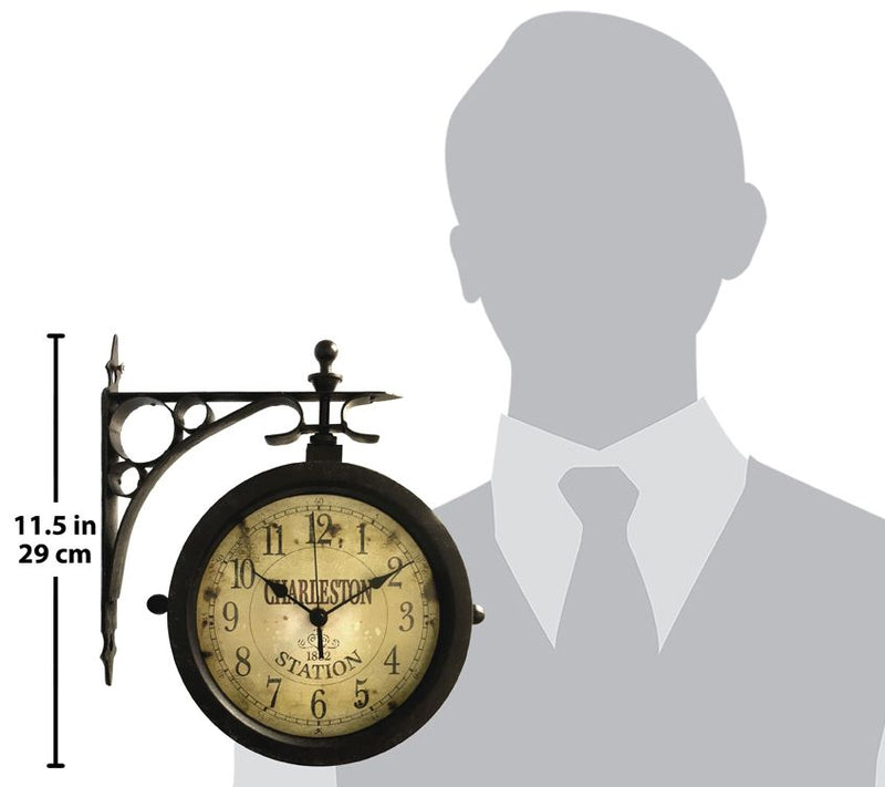 Infinity Instruments Charleston Outdoor Double-Sided Clock — View 6