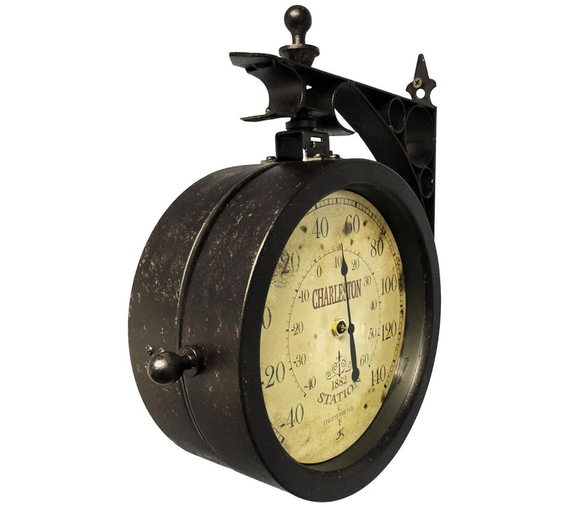 Infinity Instruments Charleston Outdoor Double-Sided Clock — View 4