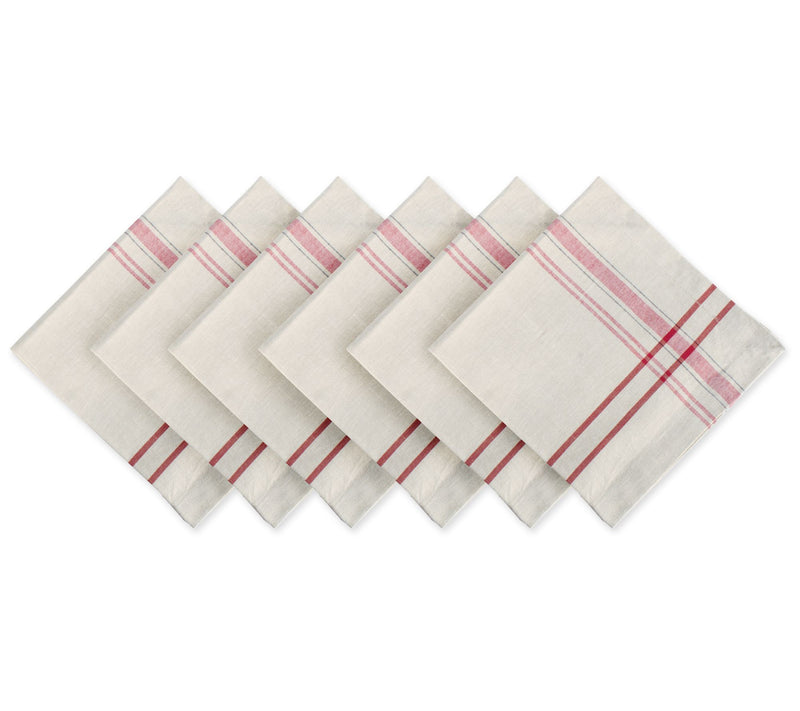 Design Imports French Stripe Napkin Set of 6 — Main view