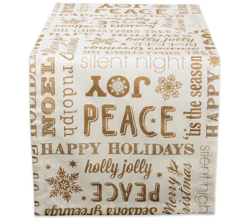 Design Imports Christmas Collage Table Runner 14" x 72" — View 5