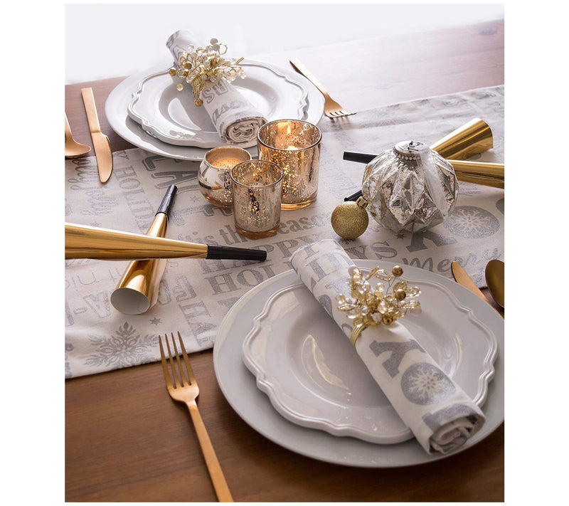 Design Imports Christmas Collage Table Runner 14" x 72" — View 8