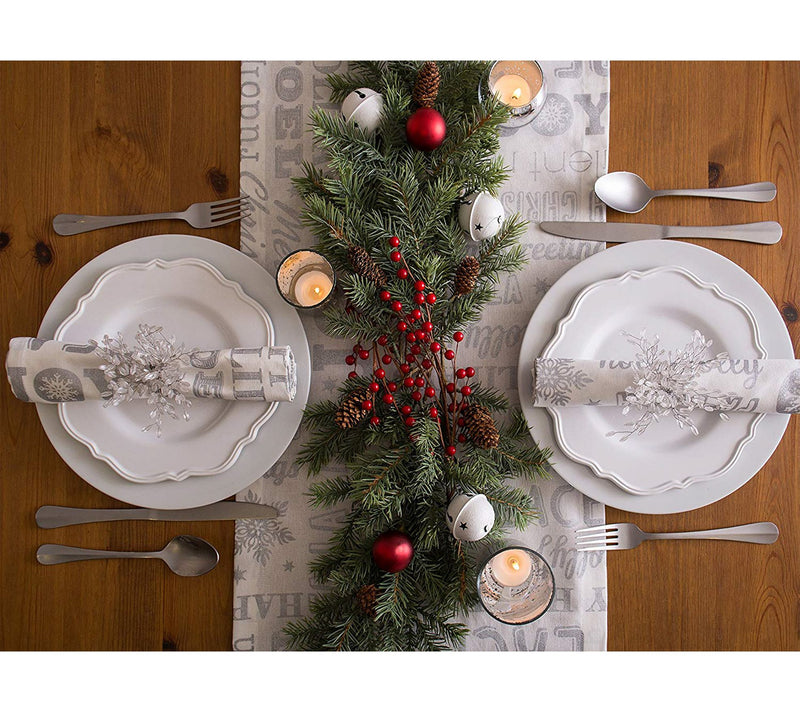 Design Imports Christmas Collage Table Runner 14" x 72" — View 9