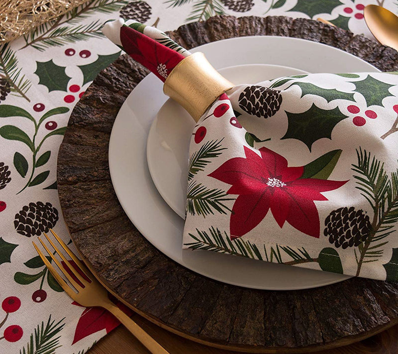 Design Imports Woodland Christmas Table Runner4" x 72" — View 4