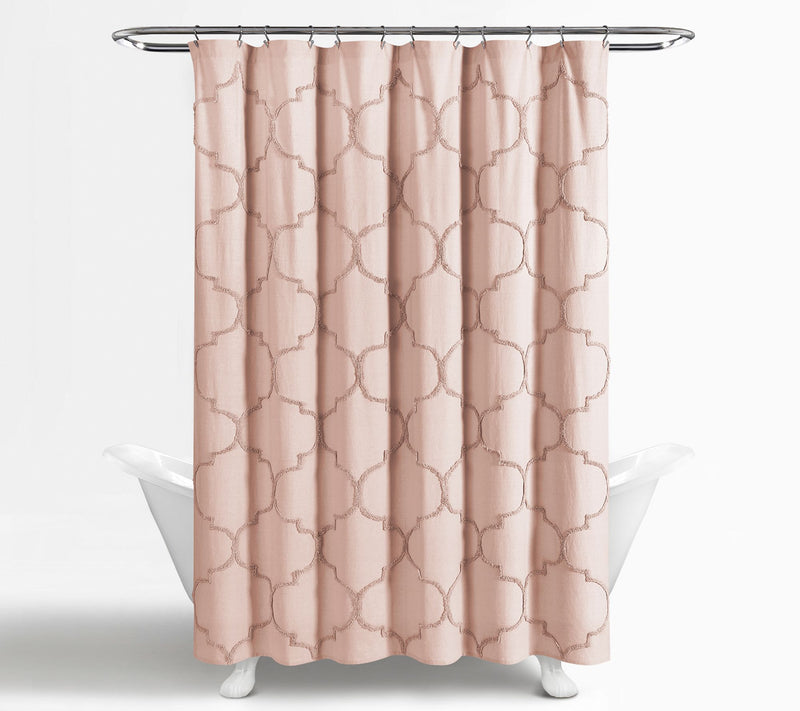 Avon Chenille Trellis 72" x 72" Shower CurtainLush Decor — View 10