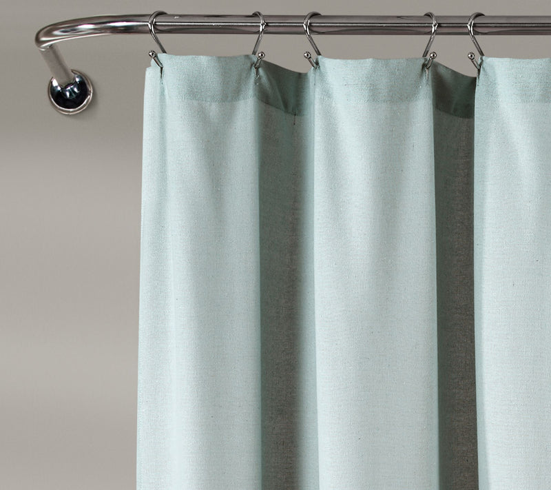 Linen Button 72" x 72" Shower Curtain by Lush Decor — View 23