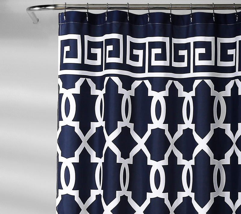 Maze Border 72" x 72" Shower Curtain by Lush Decor — View 4
