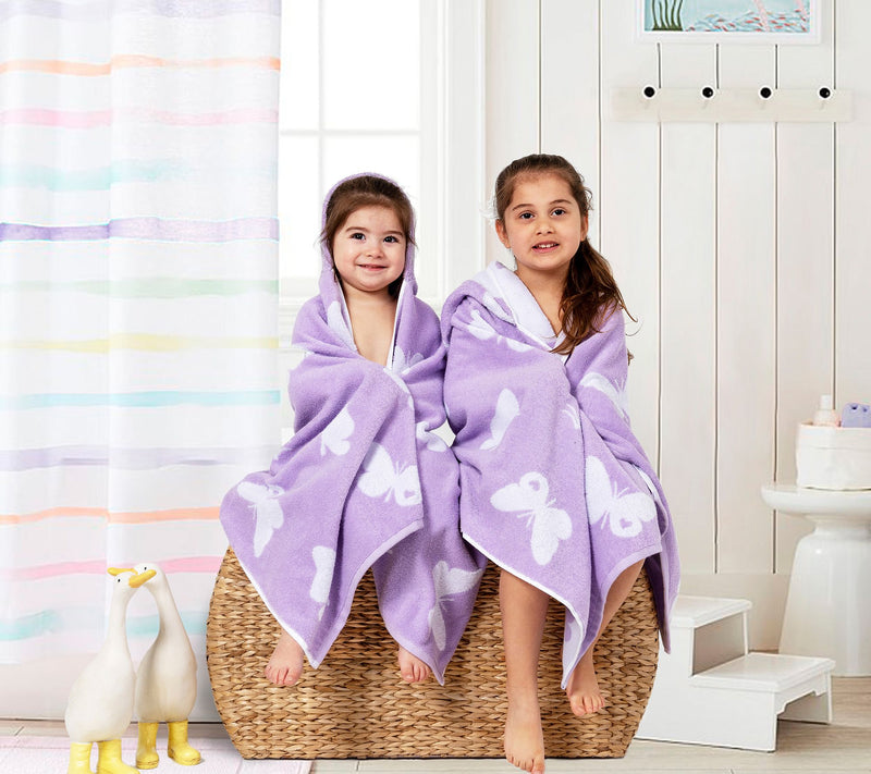 Linum Kids Hooded Easy Bath and Beach Wrap forGirls — View 5