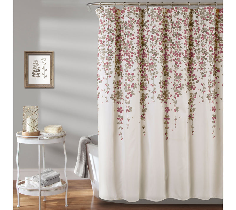 Weeping Flower 72" x 72" Shower Curtain by LushDecor — Main view