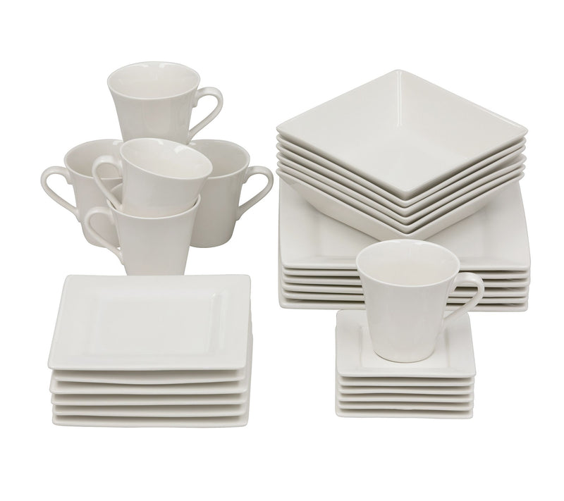 10 Strawberry Street Nova 30-Pc Square Dinnerware Set — View 7