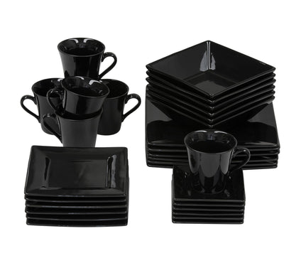 10 Strawberry Street Nova 30-Pc Square Dinnerware Set