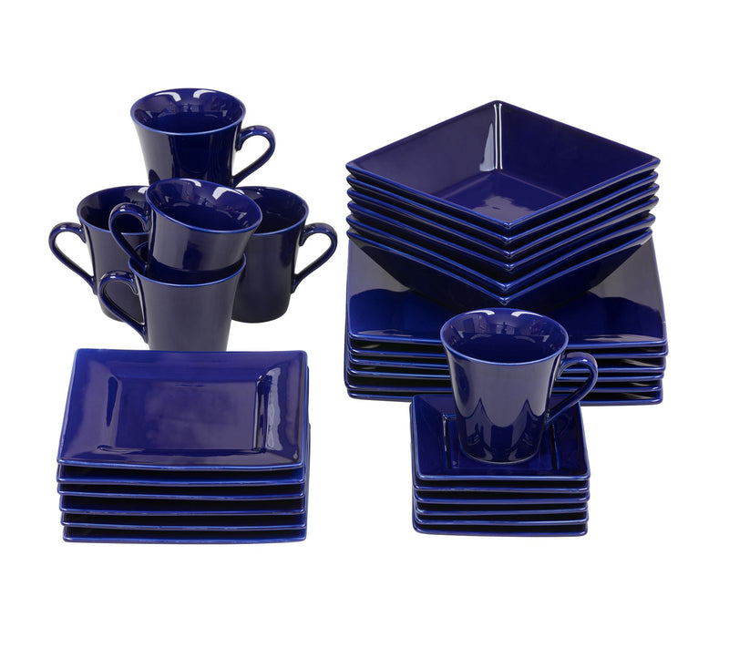 10 Strawberry Street Nova 30-Pc Square Dinnerware Set — View 5