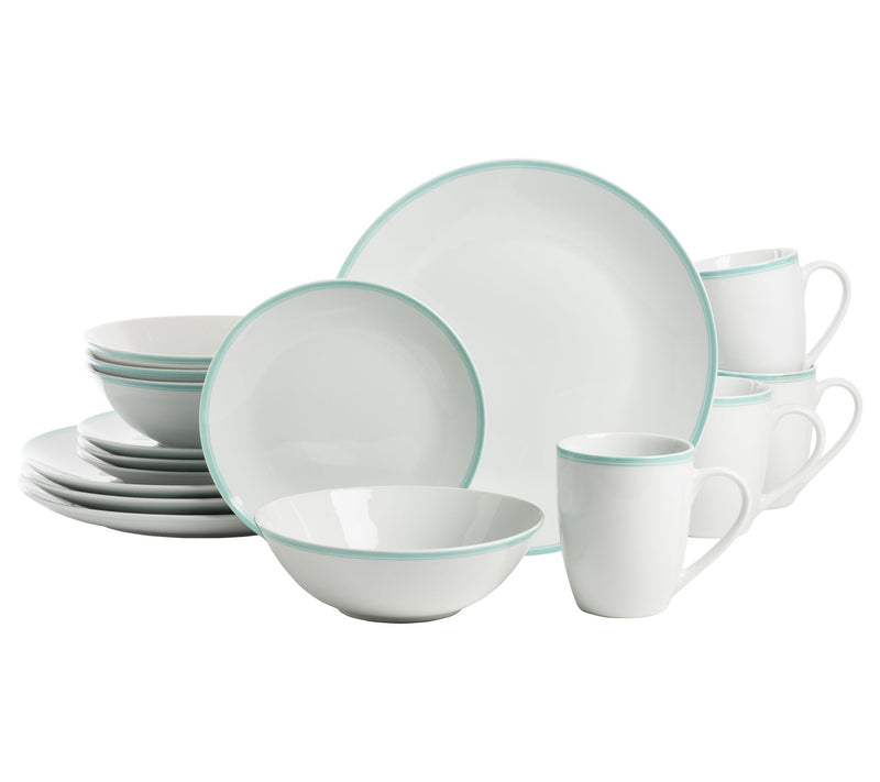 10 Strawberry Street Simply Coupe Banded 16-PcDinnerware Set — View 15