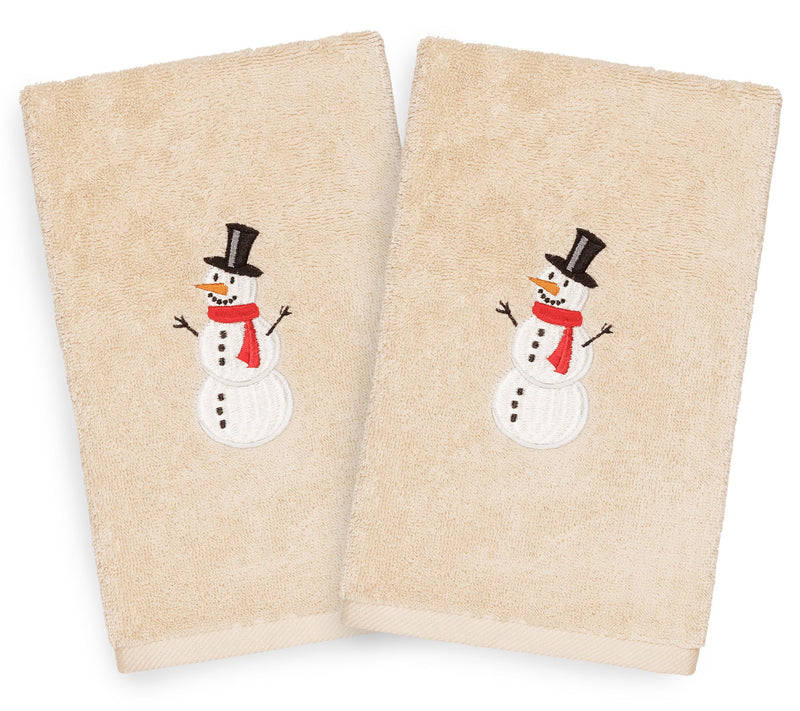Linum Home Textiles Snowman 2-Piece Hand Towels — View 5