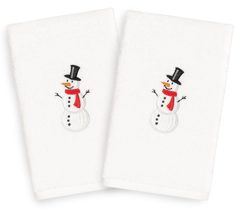 Linum Home Textiles Snowman 2-Piece Hand Towels — View 3