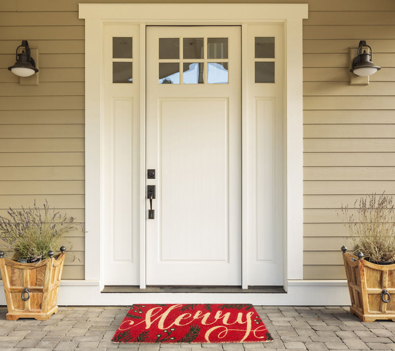 DII Merry Natural Coir Doormat w/ Non-Slip Back — View 3
