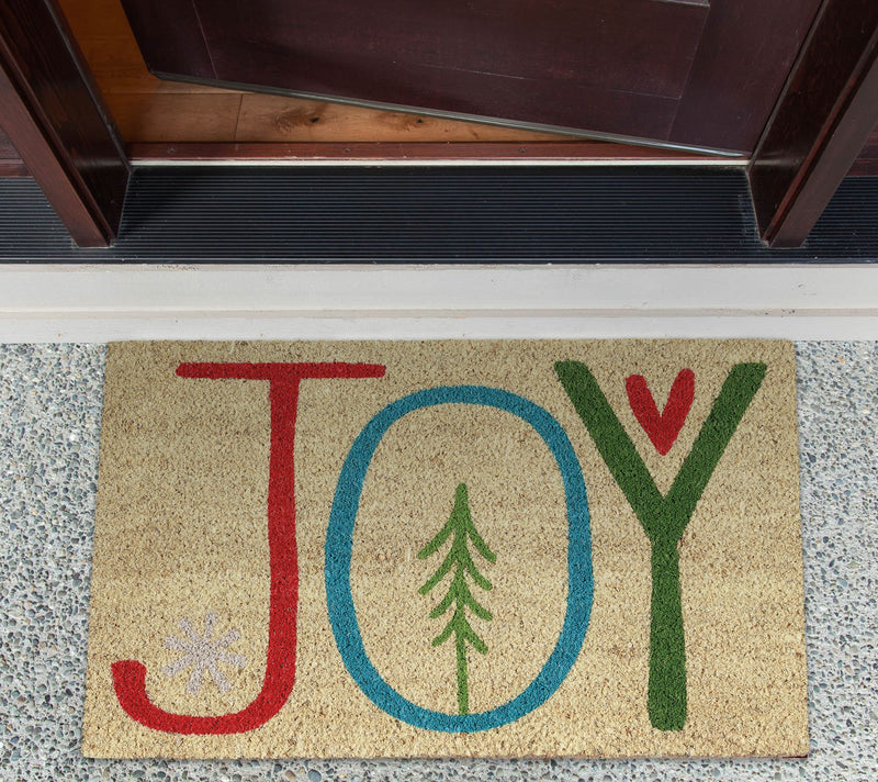 DII JOY Natural Coir Doormat w/ Non-Slip Back — View 3