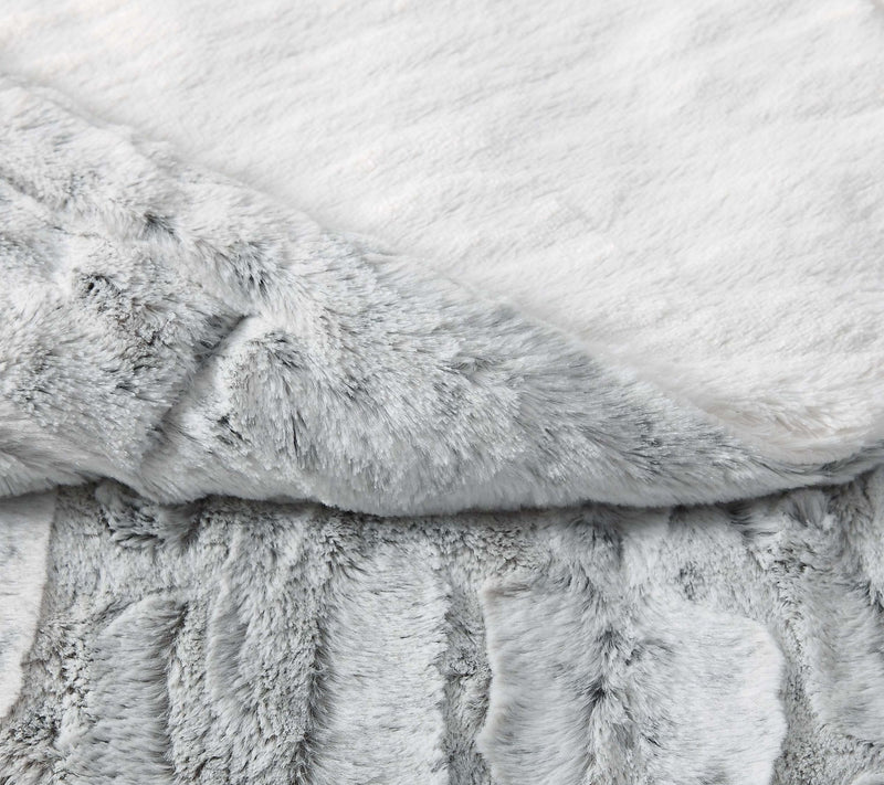 Christian Siriano NY Snow Leopard Faux Fur Throw with Gift Box — View 6