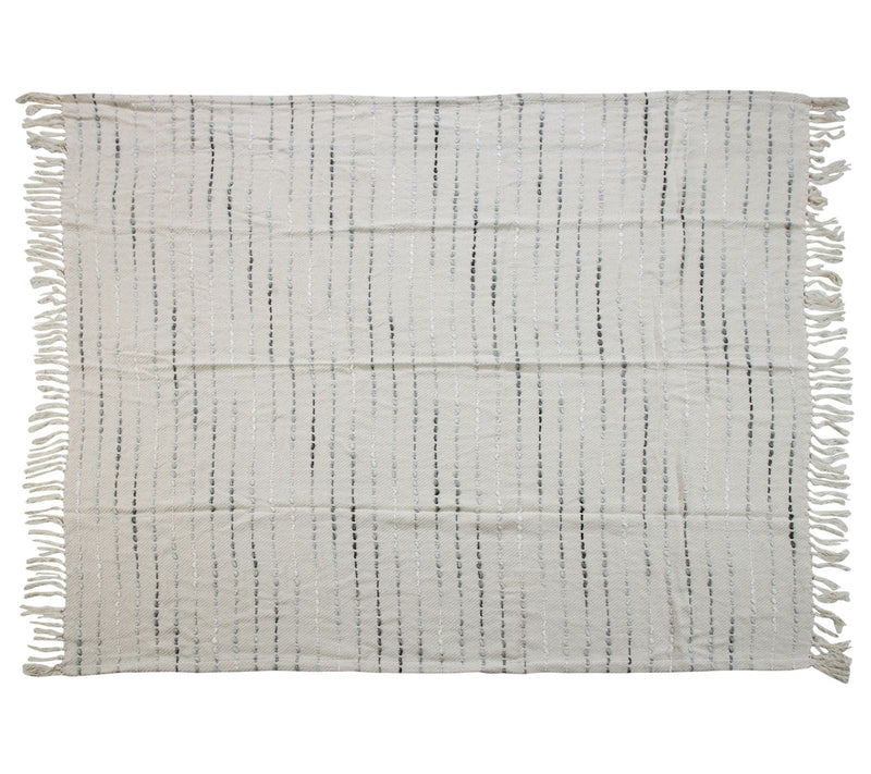 Ox Bay Trading & Supply Co. Interwoven Throw Blanket — View 9