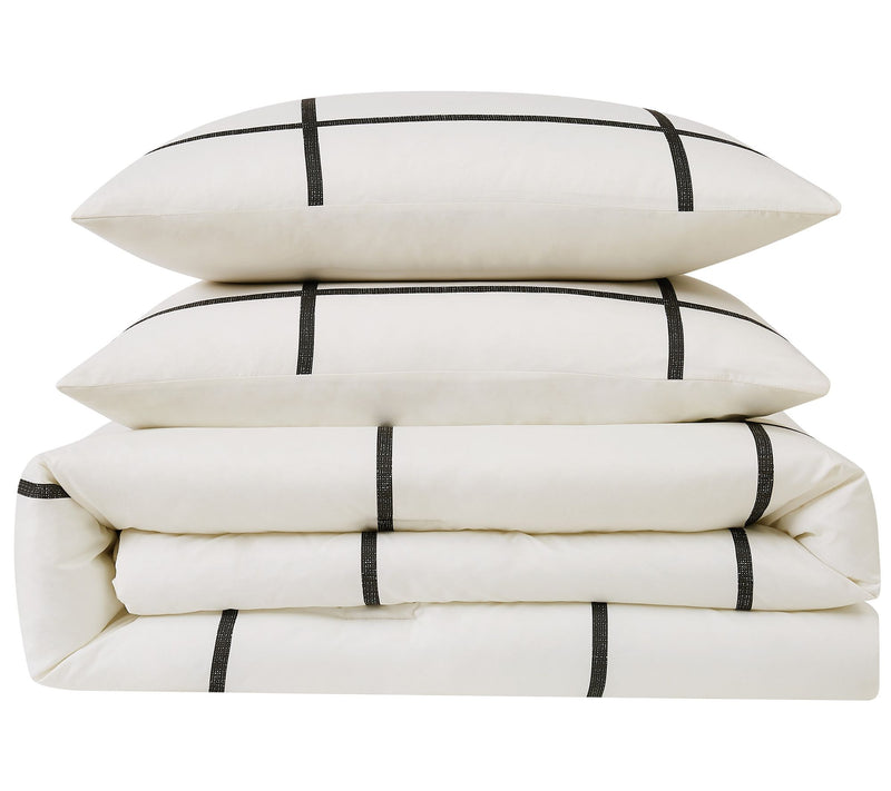 Truly Soft Kurt Windowpane Twin XL 2-Piece Duvet Cover Set — View 3