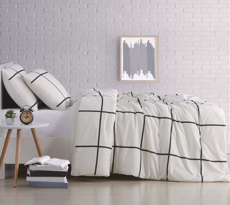 Truly Soft Kurt Windowpane Twin XL 2-Piece Duvet Cover Set — View 2