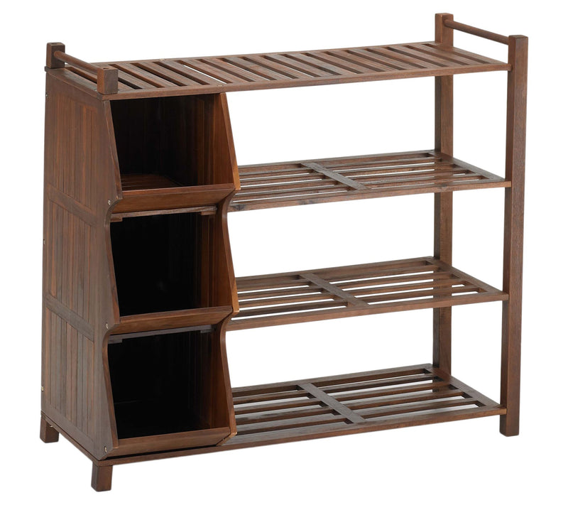 Northbeam 4-Tier Outdoor Shoe Rack Cubby — Main view