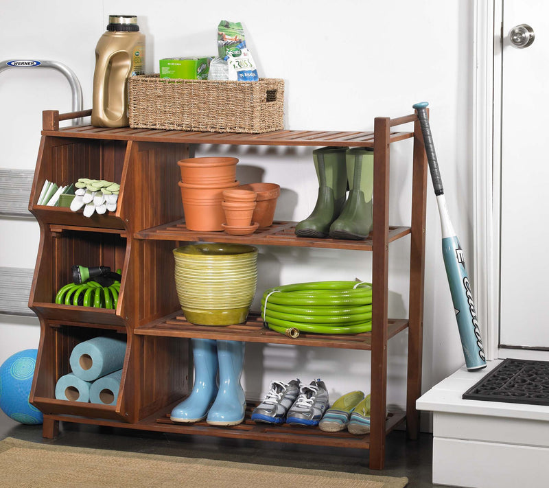 Northbeam 4-Tier Outdoor Shoe Rack Cubby — View 3