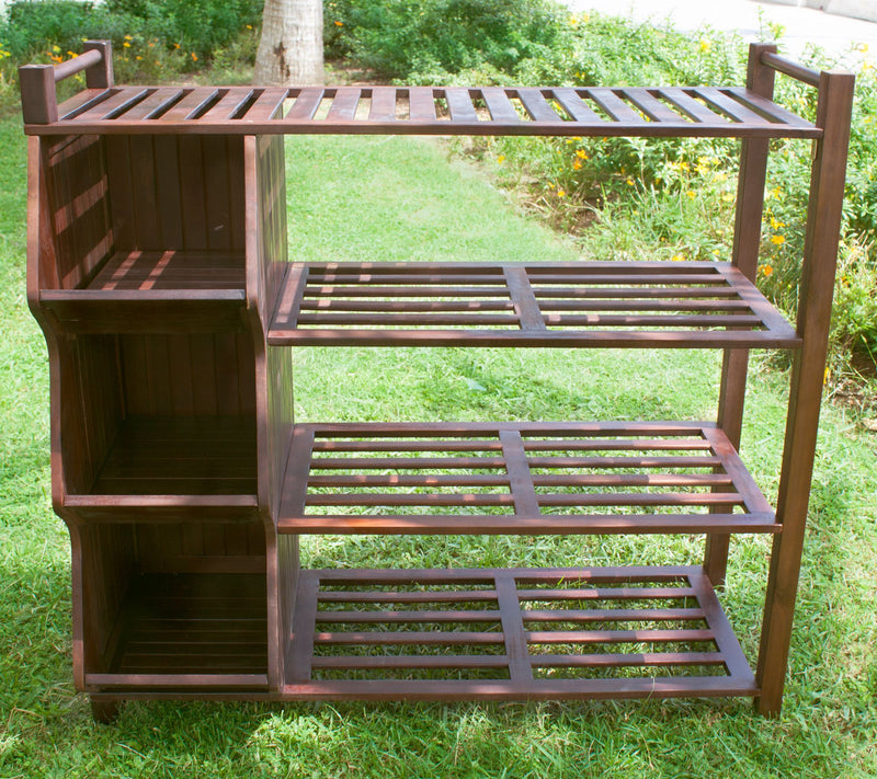 Northbeam 4-Tier Outdoor Shoe Rack Cubby — View 4