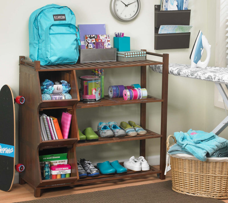 Northbeam 4-Tier Outdoor Shoe Rack Cubby — View 2