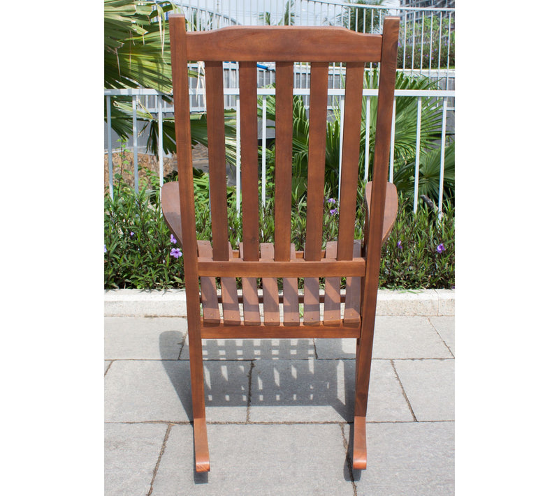 Northbeam Traditional Rocking Chair, Natural Stain — View 7