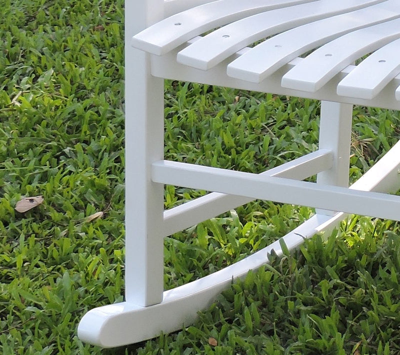 Northbeam Traditional Rocking Chair - White — View 4