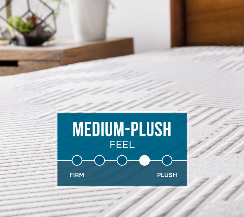 LUCID Comfort Collection 10" Medium Mattress, Full — View 2
