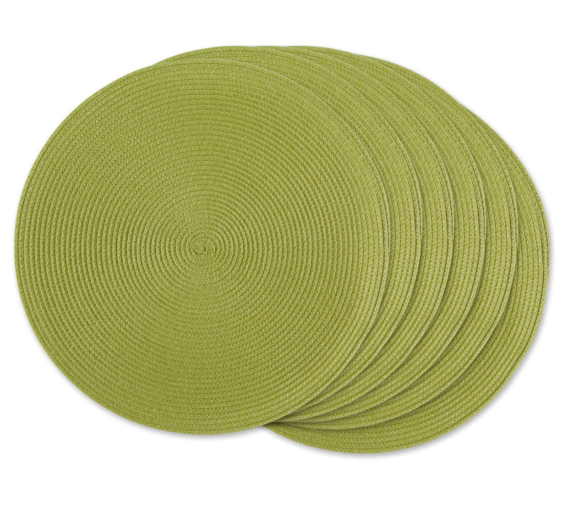 Design Imports Set of 6 Classic Round Woven Placemats — View 7