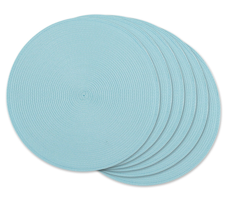 Design Imports Set of 6 Classic Round Woven Placemats — View 17