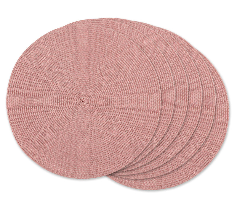 Design Imports Set of 6 Classic Round Woven Placemats — View 15